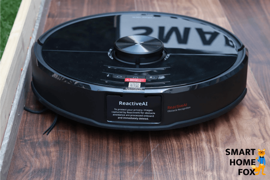 Roborock S6 MaxV in der Nahaufnahme.